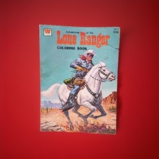 Vintage Find Whitman Coloring Book - Adventures of the Lone Ranger - 1975