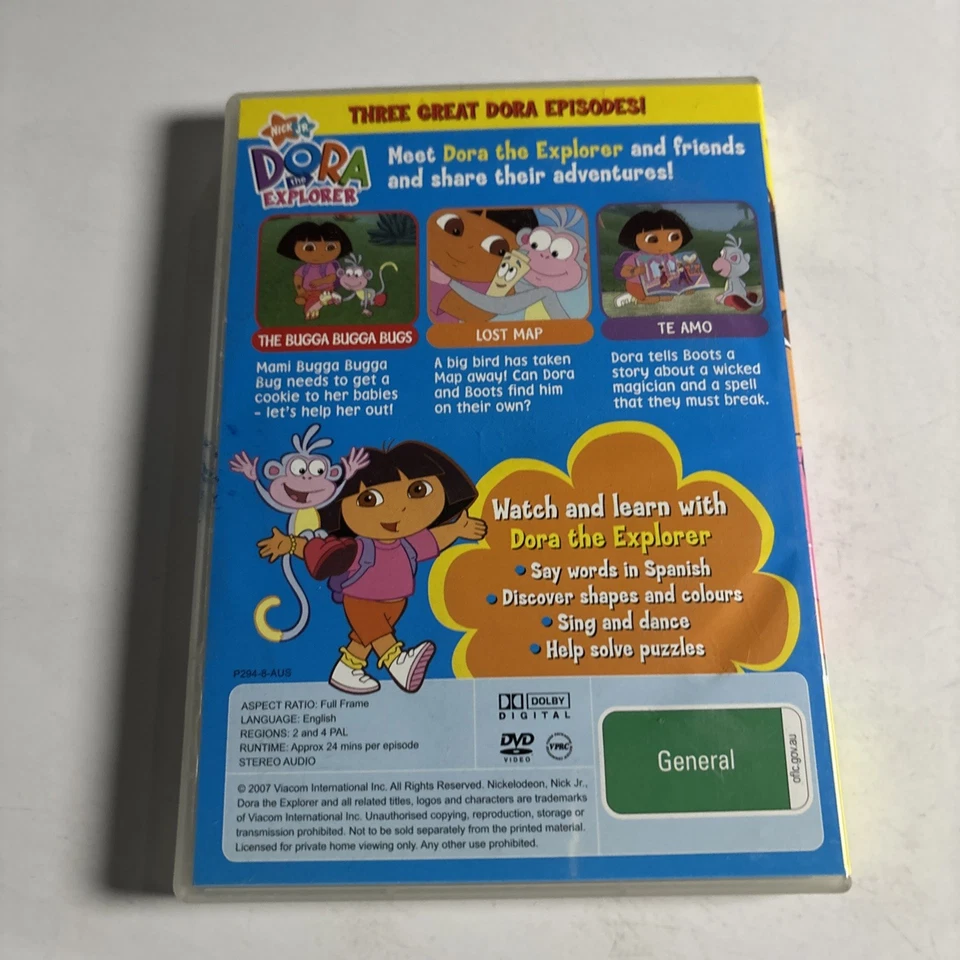 Dora The Explorer DVD Collection Volume 8 (DVD) Region 4 &2 - Image 2 of 3