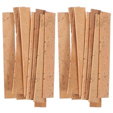 20Pcs Khaki Clarinet Cork Pads Wood Repair Kit for Woodwind Instrument Care