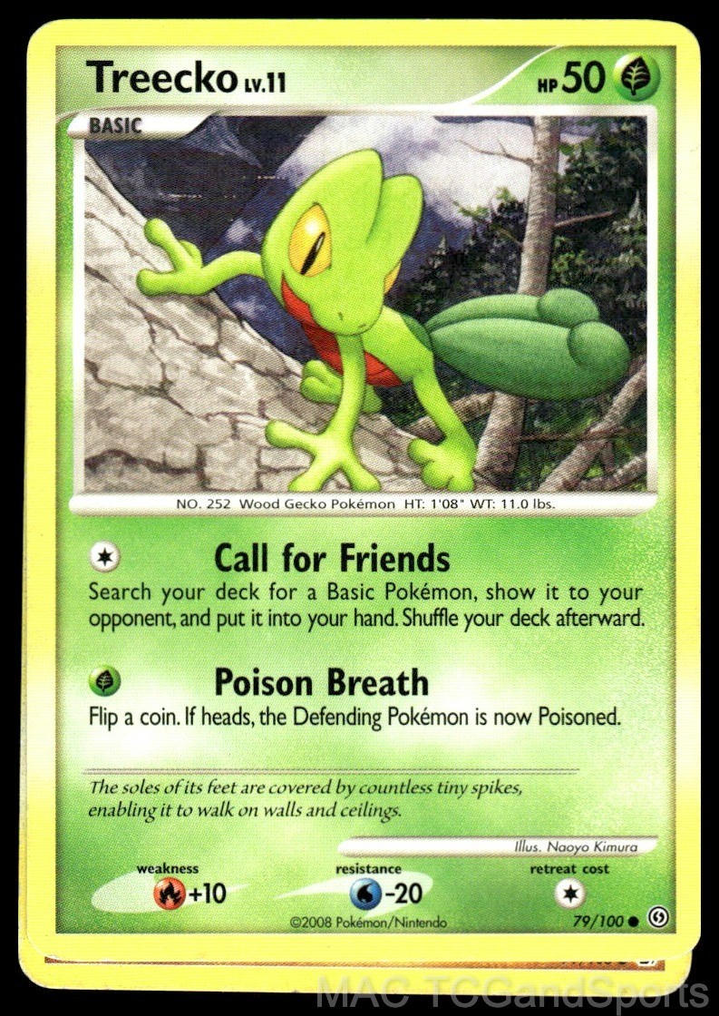 Treecko 79/100 Stormfront Pokemon TCG MP
