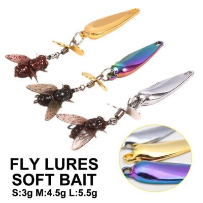 Spinner Spoon Metal Bait Micro Fishing Lure Small Sequins Long Shot Baits^