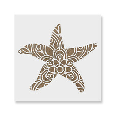 Starfish Stencil - Durable & Reusable Mylar S...