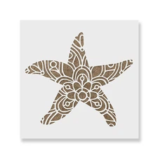 Starfish Stencil - Durable & Reusable Mylar Stencils