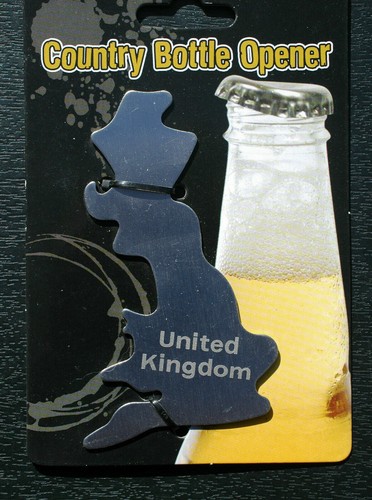 Novelty United Kingdom Metal Profile Country Steel Bottle Opener UK - Imagen 2 de 6