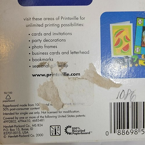 Genuine HP 29 Black Ink Cartridge Factory Sealed EXPIRED July 2003*Read Desc - Picture 5 of 6