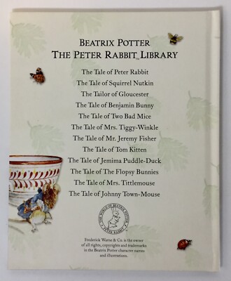 The Peter Rabbit Library THE TAILOR OF GLOUCESTER Beatrix Potter H