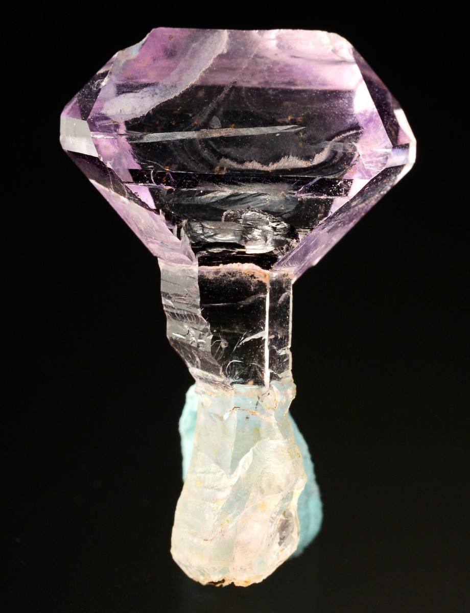 Olsen coll. Quartz var. amethyst Saltman Quarry, Oxford County