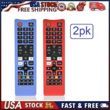 2pk Soft Silicone Protective Cover For BN59-01301A Bn59-01315A TV Remote Control