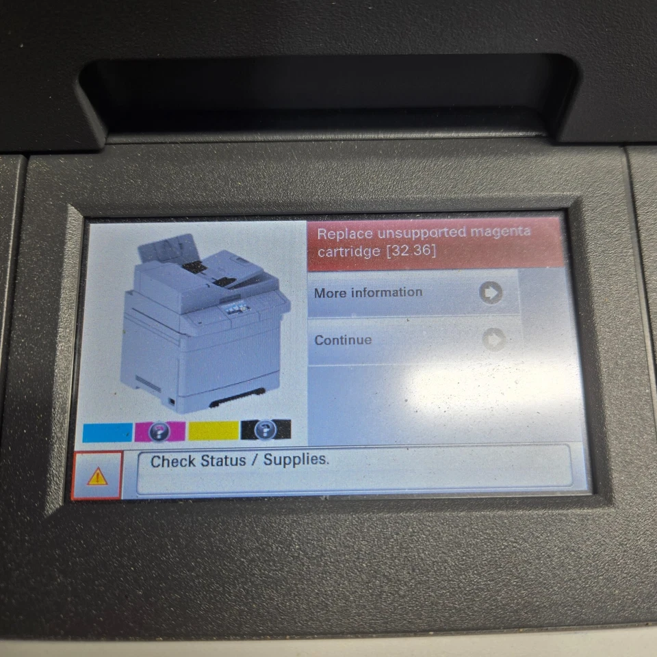 Lexmark CX410de NFC All-In-One Color Laser Printer Scanner - Image 2 of 4