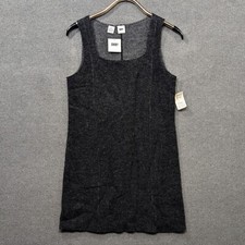 VTG DKNY Classic Tank Dress Womens Small Wool Mini Sleeveless Donna Karen