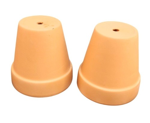 2-Pack Mini Clay Flower Pots 3.5 In Garden Collection Terracotta Plant Pots - Picture 2 of 4