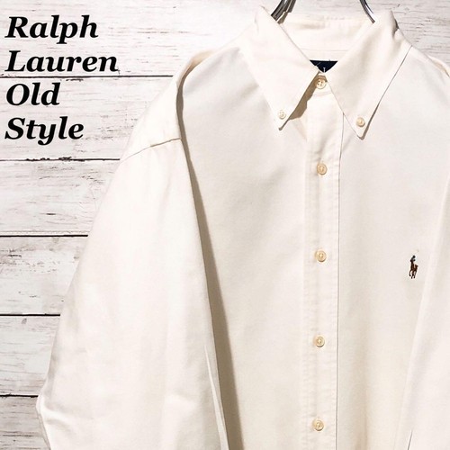 Rare Ralph Lauren Bd Shirt White Long Logo Embroidery Yarmouth eBay