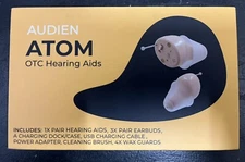 Audien Atom Rechargeable Wireless Hearing Aid Amplifier