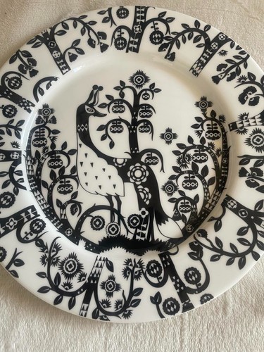Piatto insalata nero Iittala Taikia nuovo - Foto 2 di 4