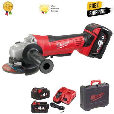 Milwaukee SCHWERLAST WINKELSCHLEIFER SET 115 MM M18 - HD18AG115-402C - 49334441303