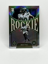 Breece Hall Legacy Update Silver Prizm Rookie RC 2022 Chronicles Card #209 Jets. rookie card picture