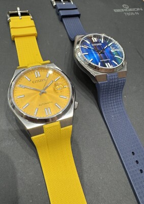 Dark Brown Rubber Strap For Citizen Tsuyosa Citizen Tsuyosa Strap - Main Image