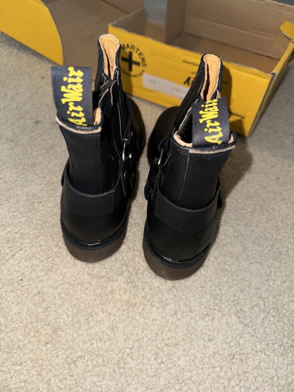 Doc Dr. Martens 11578 Made In England Black Boots Size UK 4 image 10