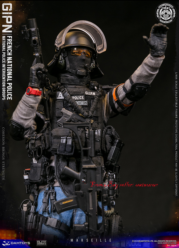パリトイ　アクションマン Perfect Damtoys 78076 French National Police Gipn In Marseille