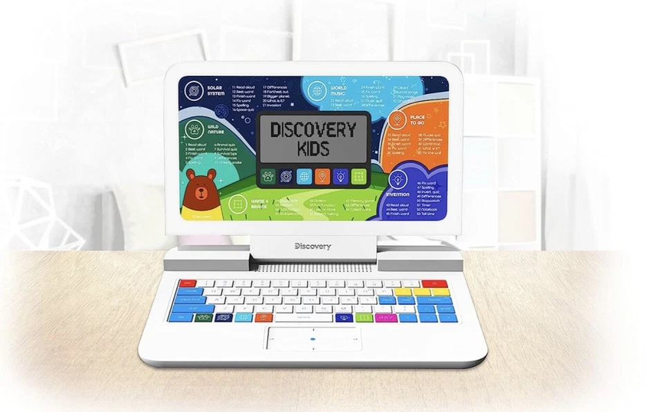 Discovery Kids Teach & Talk Laptop, Children’s Educational Interactive Laptop - Image 2 of 4