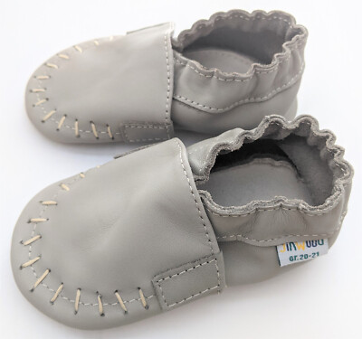 Infant Baby Boy Girl Cozy Fleece Bootie Newborn Stay On Slipper Winter Warm Gripper Non-Slip Crib Shoes - Foto 7