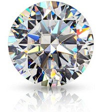 Loose Moissanite Real Gem Stone w/ GRA Certificate 3.00 Carat 9mm 3Ct VVS1 D co