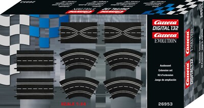 Carrera Evolution & Digital  Slot Car Extension Set Track 1 1:24 NIB NEW 26953