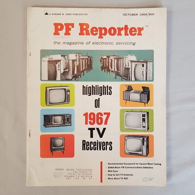 PF Reporter Magazine Vol 16 #10 Oct 1966 Photo Fact Technical Digest Electronics