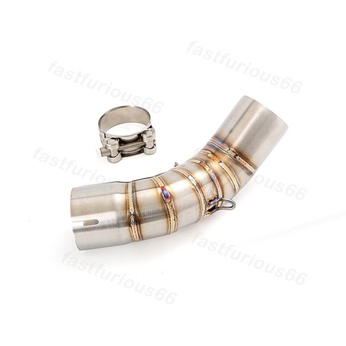 51mm Motorcycle Exhaust Mid Link Pipe Escape Tube For Kawasaki Z900 Until 2022 - Bild 4 von 6