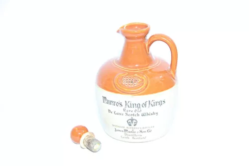 Einzigartiges Vintage Munros King of Kings Deluxe Porzellan Whiskey Glas aus Schottland - Bild 8 von 24