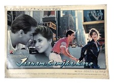 Film Studio Décor “ Jaanam Samjha Karo” Indian Bollywood Movie Lobby Card i2-577