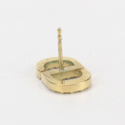 Christian Dior E1742PTCCY D301 Petite CD studearrings brass
