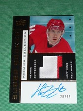 2016-17 UD Premier Henrik Zetterberg 2002-03 Retro Super Rookie Auto Patch 20/25