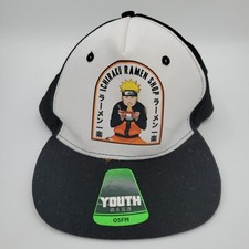 Naruto Shippuden Ichiraku Ramen Shop Snapback Anima Baseball Cap Size Youth