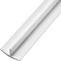 13/16 X 100' Plastic T-molding, White 13/16 X 100' Plastic T-molding, White