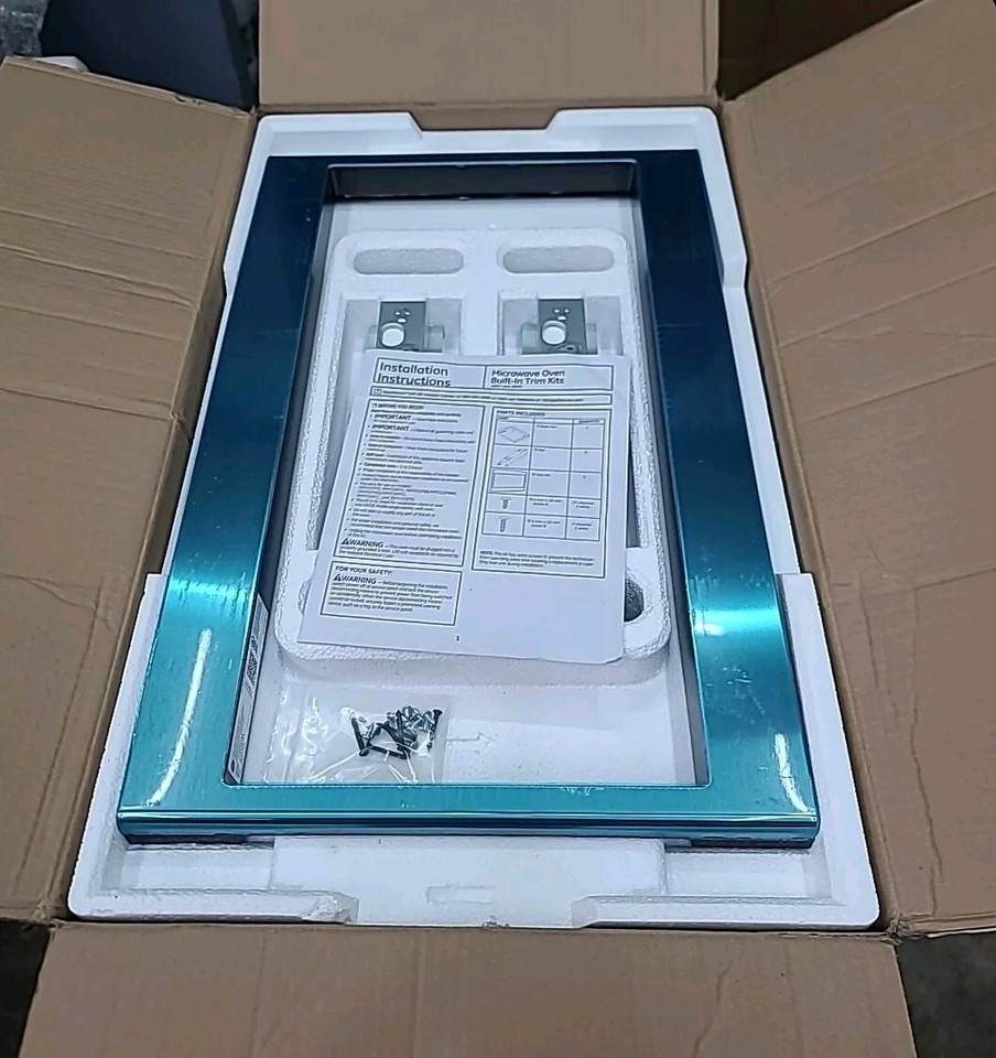 GE JX827SFSS 27" Stainless Microwave Oven Trim Kit New/Open Box Free