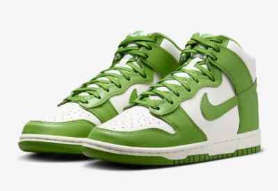 Nike Dunk High Retro Chlorophyll Sail Size 10..5W Brand New  display picture 1