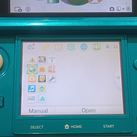 Nintendo 3DS Blue Handheld Console Wi-Fi 3D SD Slot 2GB NTSC-U/C CTR-001