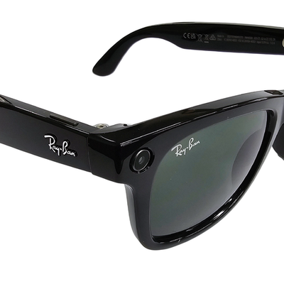 Ray-ban サングラス Wayfarer shiny black RAY-BAN Meta Wayfarer Shiny Black AI Smart Glasses RW4008 601/71