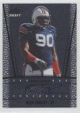 2011 Leaf Metal Draft Nick Fairley #RC-NF1 Auto 0p5