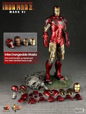 HOT TOYS MARVEL IRON MAN 2 MARK VI MMS 132 SIXTH SCALE FIGURE SIDESHOW EXCLUSIVE