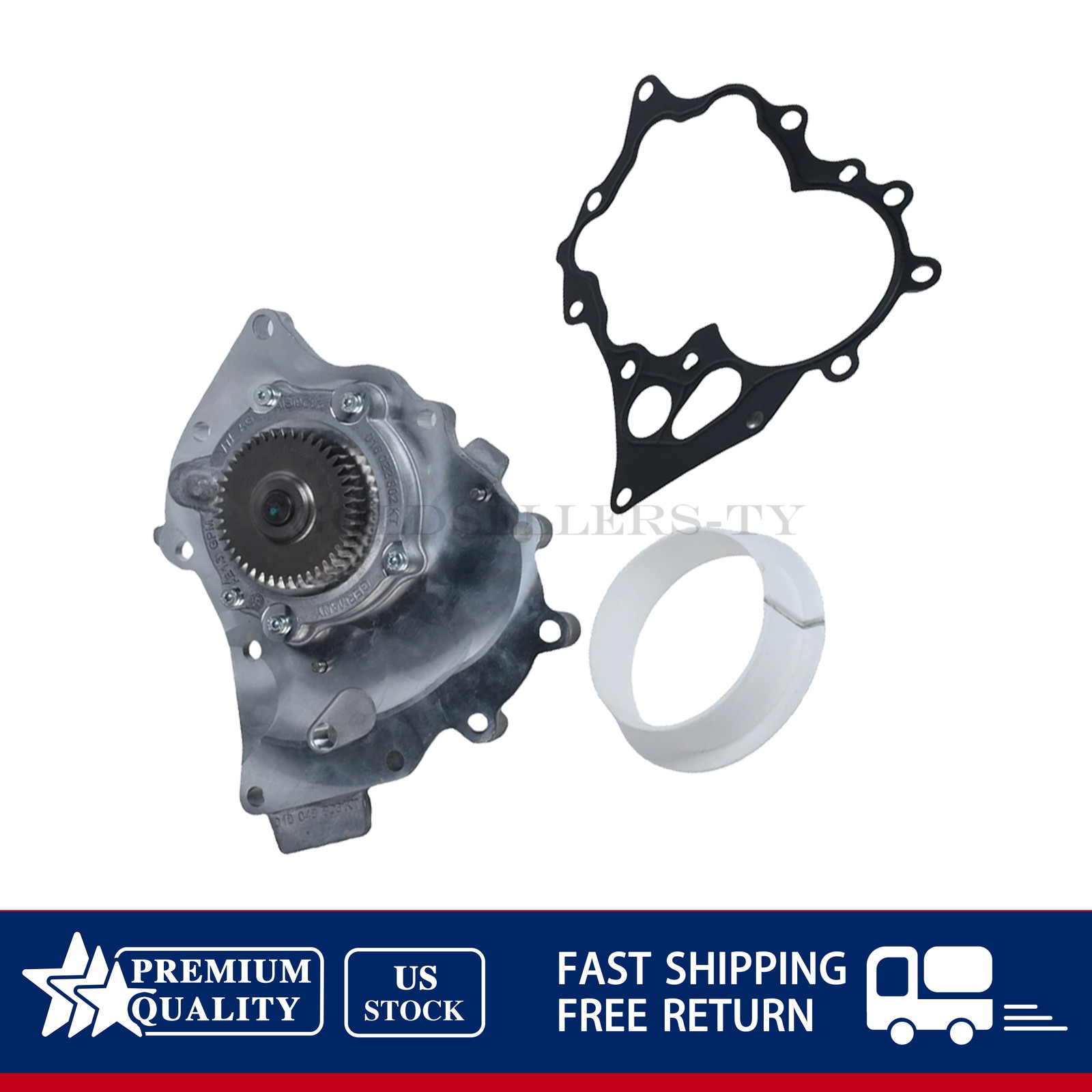 NEW Engine Water Pump For Audi A8 S8 RS7 RSQ8 Cayenne Panamera Urus Bentley 4.0T