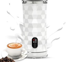 Electric Milk Frother, 4-in-1 Milk Steamer and Frother and Milk Warmer for Latte