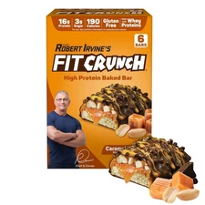 FITCRUNCH Snack Size Protein Bars, Designed by Robert Irvine, World’s Only 6-...