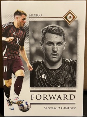 2025 Futera Unique Santiago Giménez Forward   Mexico National Team Card