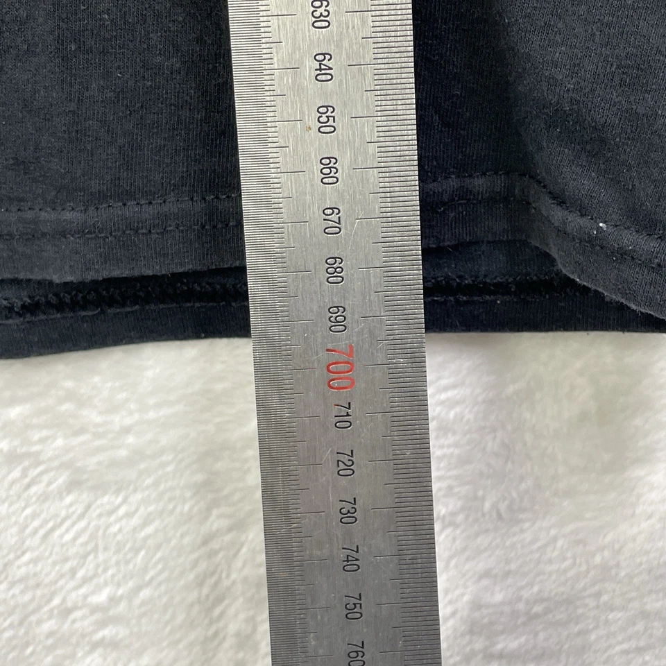 Thrasher Mens Shirt Long Sleeve Large Spellout Logo Streetwear Relaxed Black - image 4 of 4