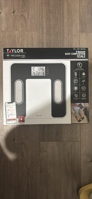 Taylor Bluetooth Body Composition Scale Precision Hub BMI - New