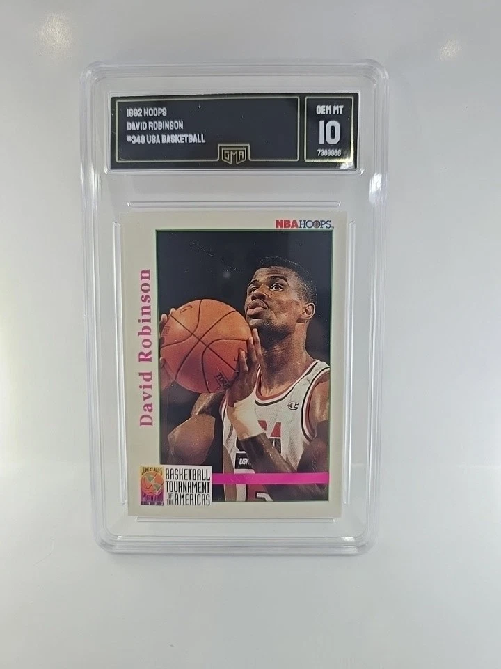 David Robinson 1992 Torneo de Baloncesto de las Américas de Estados Unidos #346 gema MT 10 B2 Foto 3 de 4