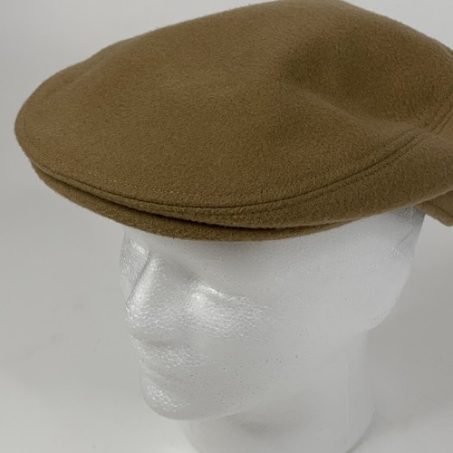 Brooks Brothers Cashmere Wool Cap L News Boy Cabbie Hat Snap Flat Front Italy - Picture 2 of 11