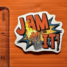 Jam It STICKER NBA Basketball Slam Dunk
